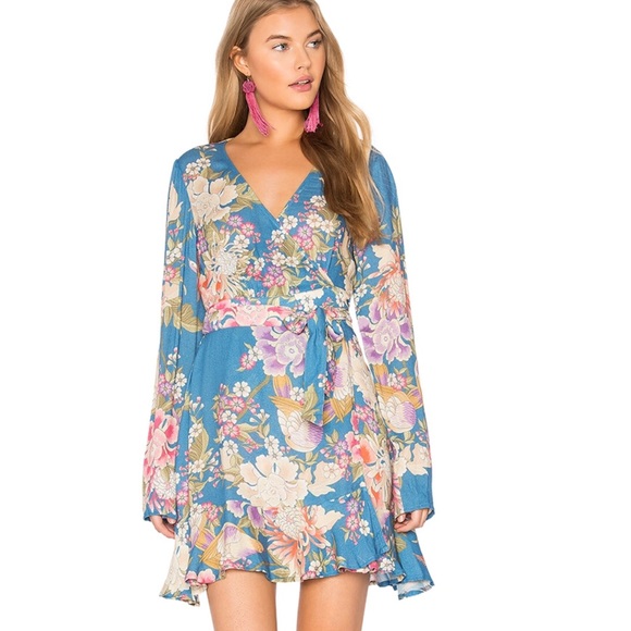 Spell & The Gypsy Collective Dresses & Skirts - Spell Blue Skies Wrap mini Spell & The Gypsy Collective Dresses & Skirts - Spell Blue Skies Wrap mini